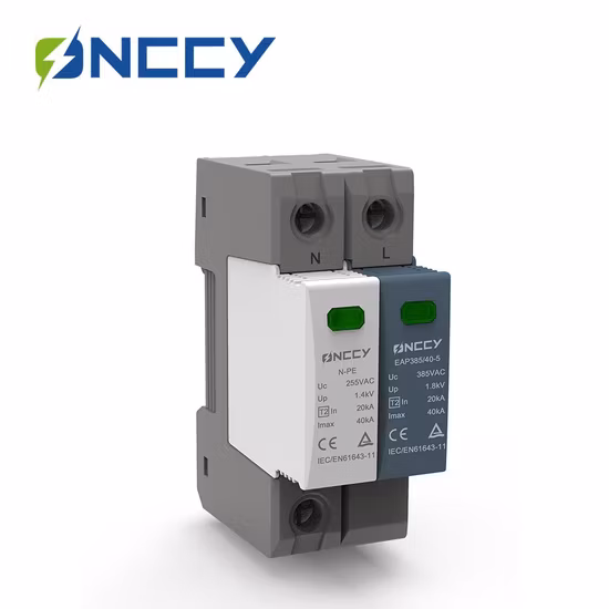 Quick Wiring Surge Protector 4p 20ka~60ka Surge Protective Device