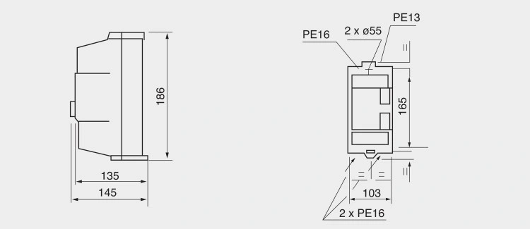 18kw 40A 3phase Motor Protection Magnetic Starter